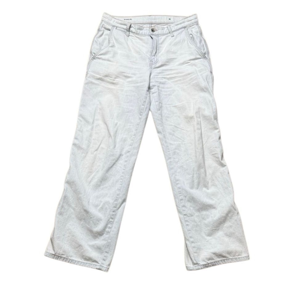 Vince light blue cotton utility trouser pant jeans size 29
